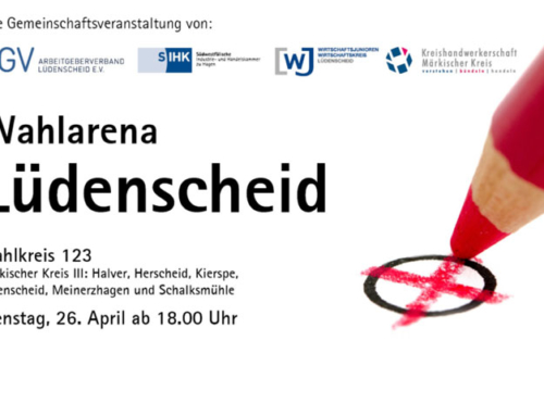 Landtagswahlarena in Lüdenscheid am 26.04.2022 ab 18:00 Uhr