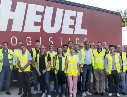 Wirtschaftsjunioren besichtigten Heuel Logistics