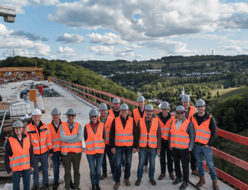 Baustellenbesichtigung der „Rahmedetalbrücke“